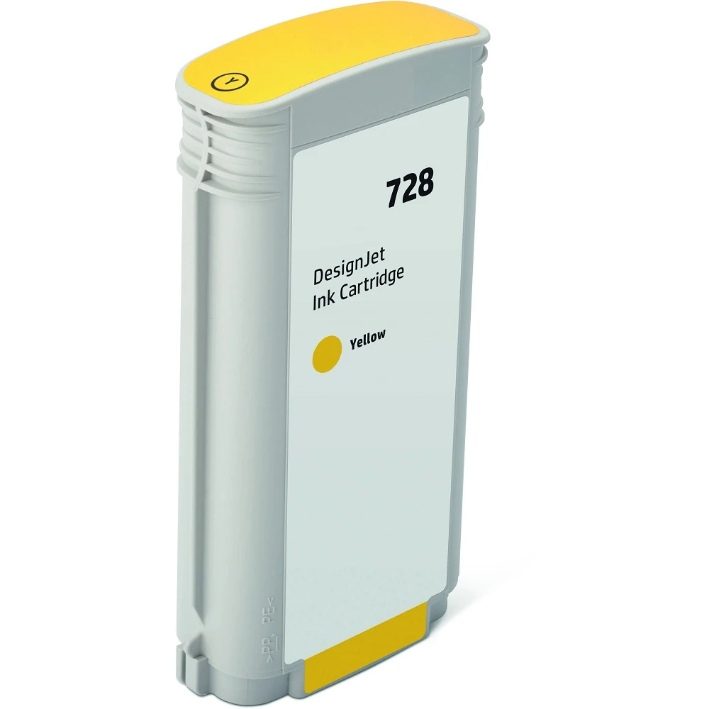 Tinteiro Compatível HP 728 Amarelo - F9J65A/F9J61A