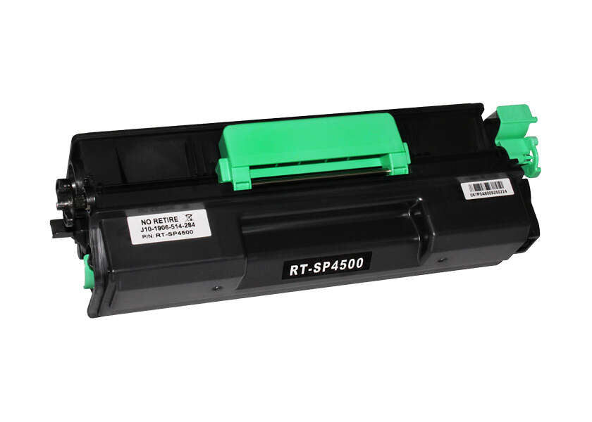 Toner Compatível Ricoh Aficio SP3600/SP3610/SP4500/SP4510 Preto - SP4500HE/SP4500LE/SP4500E/407318/407316/407340/407319/407323/407321