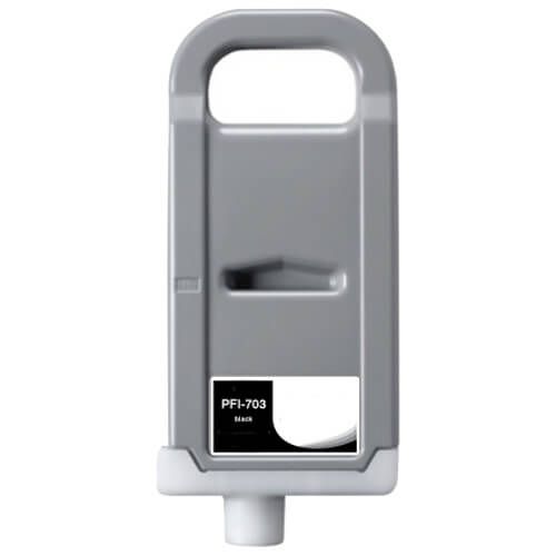 Tinteiro Compatível de Tinta Pigmentada Canon PFI703/PFI303 Preto - 2963B001/2958B001