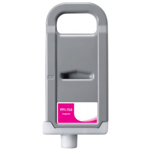 Tinteiro Compatível de Tinta Pigmentada Canon PFI703/PFI303 Magenta - 2965B001/2960B001