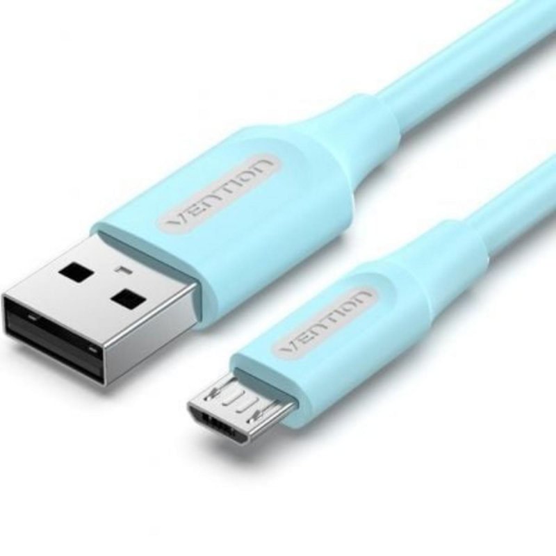 Cabo Vention MicroUSB Azul (1 metro)