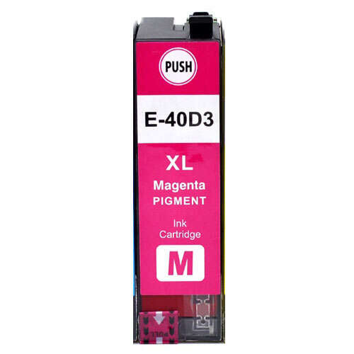 Tinteiro Compatível de Tinta Pigmentada Epson T40D3 Magenta - C13T40D340/C13T40C340