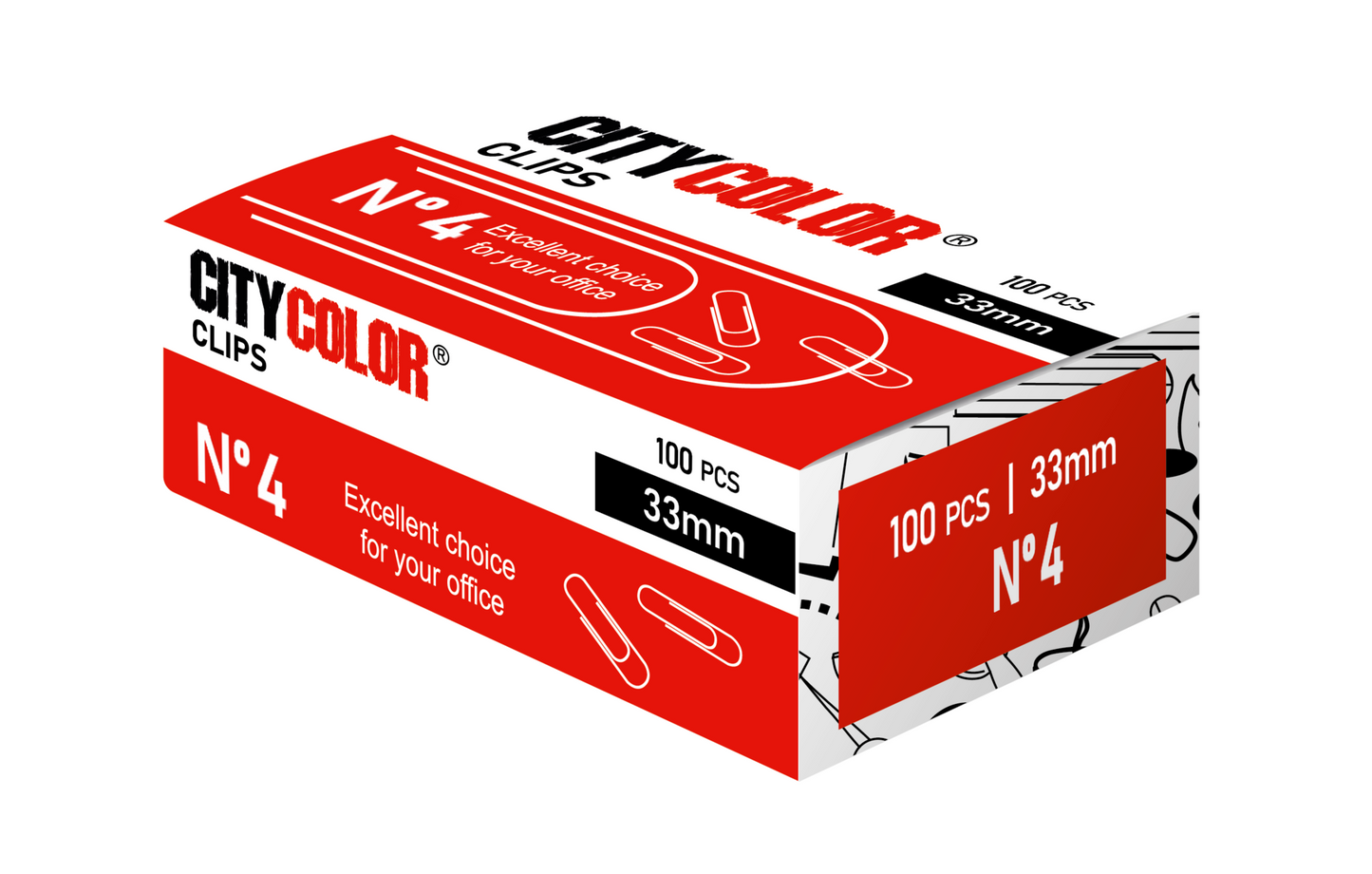 Clips Nº 1 25MM - CAIXA C/100