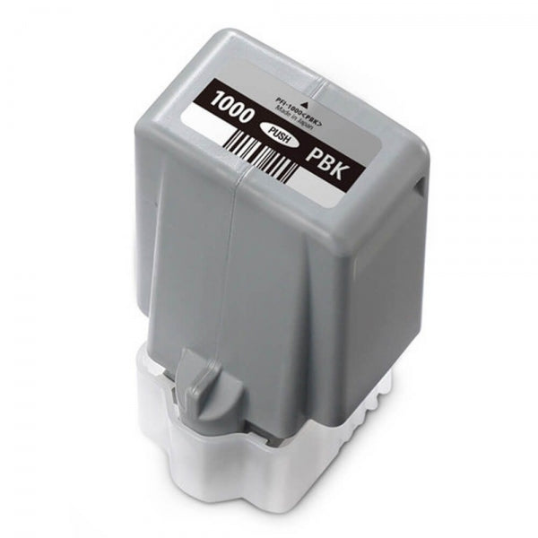 Tinteiro Compatível de Tinta Pigmentada Canon PFI1000 Preto Fotográfico - PFI1000PBK/0546C001