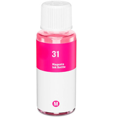 Tinta Compatível HP 31 Magenta - 1VU27AE