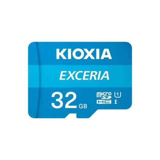 Kioxia Exceria Cartão de memória Micro SDHC 32GB UHS-I Clase 10 com Adaptador