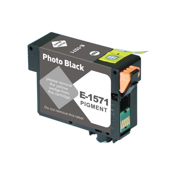 Tinteiro Compatível de Tinta Pigmentada Epson T1571 Preto - C13T15714010