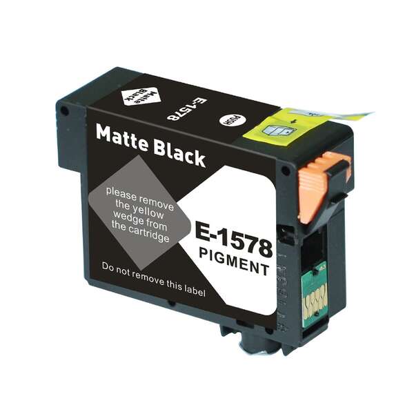 Tinteiro Compatível de Tinta Pigmentada Epson T1578 Preto Mate - C13T15784010