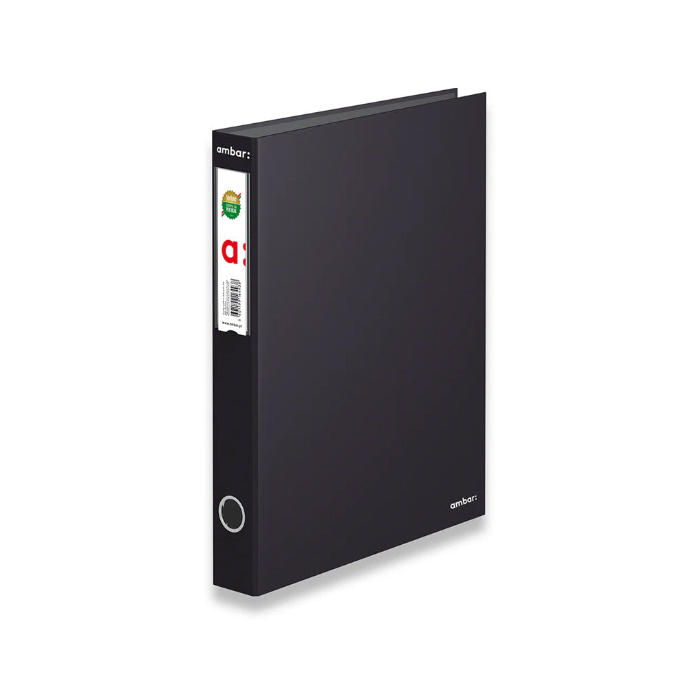 Pasta arquivo A4 Ambar lisa L/ E preto