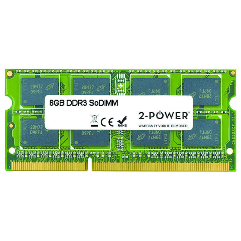 Memória RAM 2-Power 8GB So-dimm DDR3L (1x8GB) Multispeed 1066 1333 1600 Mhz