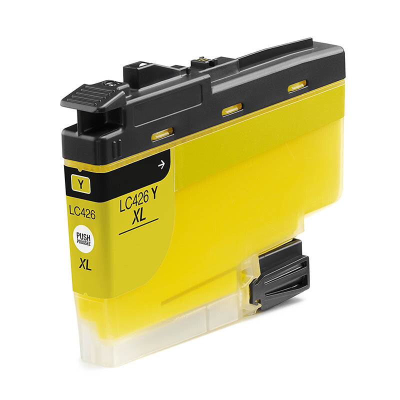 Tinteiro Compatível de Tinta Pigmentada Brother LC426XL Amarelo - LC426XLY