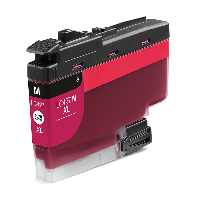 Tinteiro Compatível de Tinta Pigmentada Brother LC427XL Magenta - LC427XLM