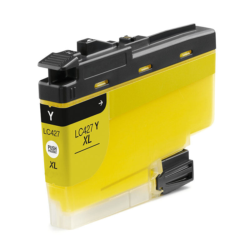 Tinteiro Compatível de Tinta Pigmentada Brother LC427XL Amarelo - LC427XLY
