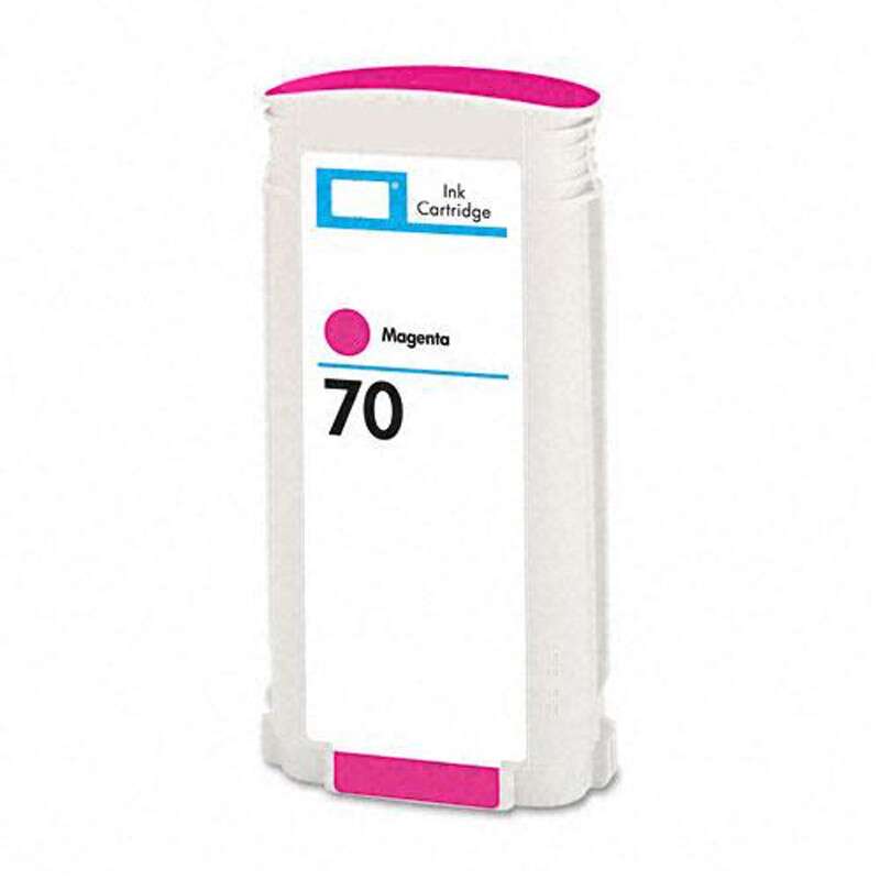 Tinteiro Compatível de Tinta Pigmentada HP 70 Magenta - C9453A