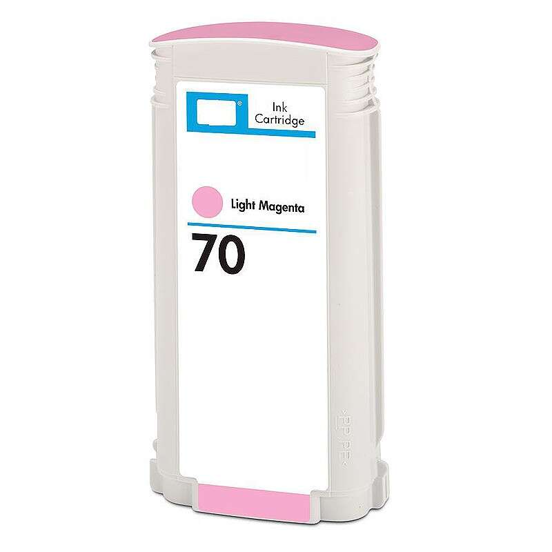 Tinteiro Compatível de Tinta Pigmentada HP 70 Magenta Claro - C9455A