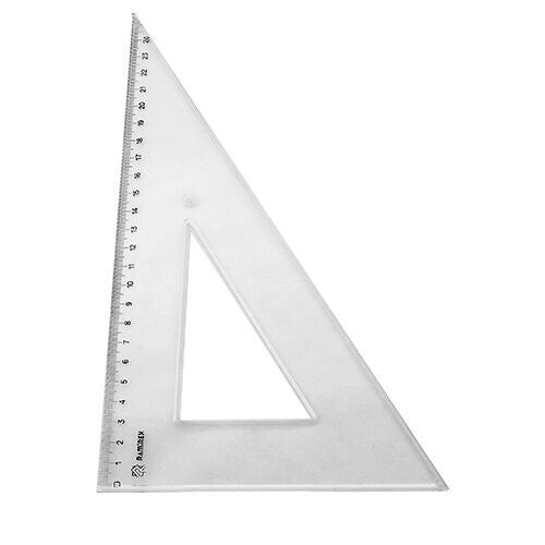 Esquadro Ramirex cristal 60º - 20cm