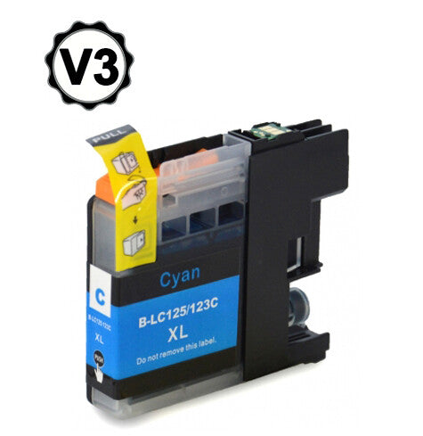 Tinteiro Compatível Brother LC123XL/LC121XL Ciano