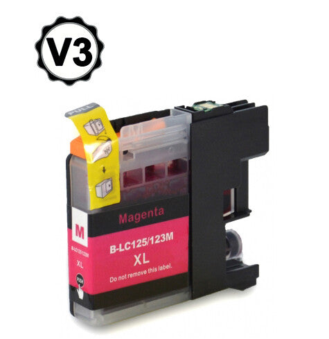 Tinteiro Compatível Brother LC123XL/LC121XL Magenta