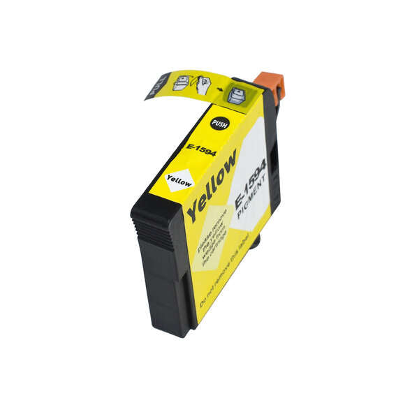 Tinteiro Compatível de Tinta Pigmentada Epson T1594 Amarelo - C13T15944010