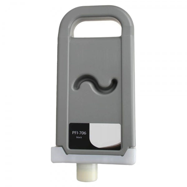 Tinteiro Compatível de Tinta Pigmentada Canon PFI706 Preto - 6681B001