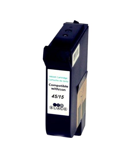 Tinteiro Tinta Pigmentada Compatível HP 45/15 Preto - 51645AE/C6615DE