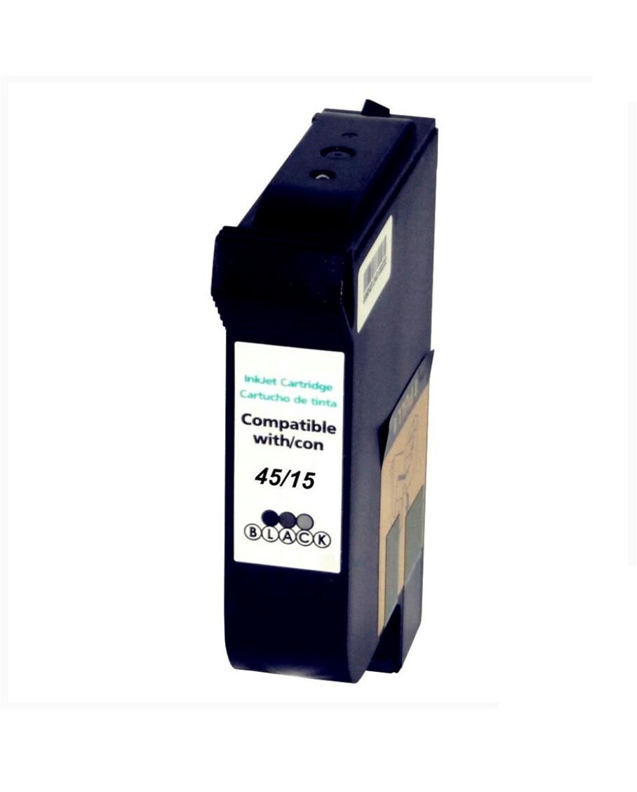 Tinteiro Tinta Pigmentada Compatível HP 45/15 Preto - 51645AE/C6615DE