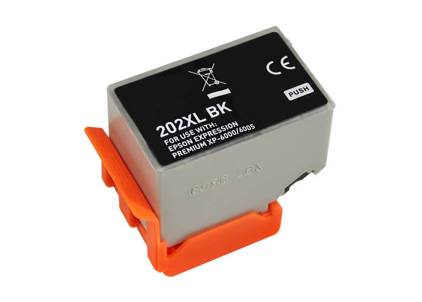 Tinteiro Compatível Epson 202XL Preto - C13T02H44010/C13T02F44010