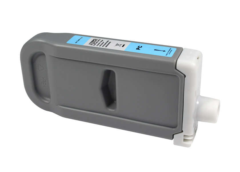 Tinteiro Compatível de Tinta Pigmentada Canon PFI1700/PFI1300/PFI1100 Ciano Fotográfico - 0779C001/0815C001/0854C001