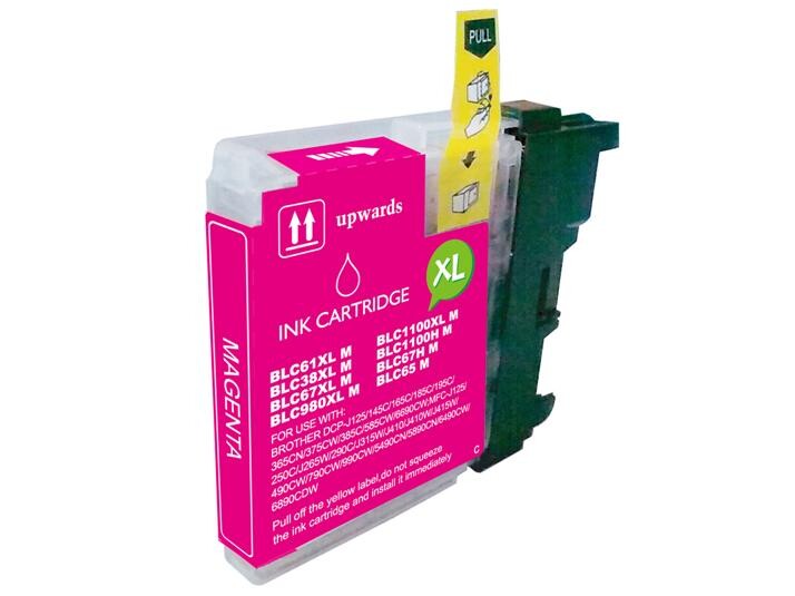Tinteiro Compatível Brother LC980XL/LC1100XL/LC985XL Magenta