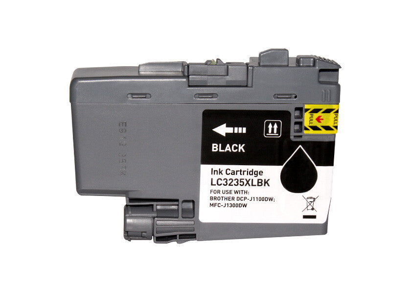 Tinteiro Compatível de Tinta Pigmentada Brother LC3235XL/LC3233 Preto - LC3235XLBK/LC3233BK