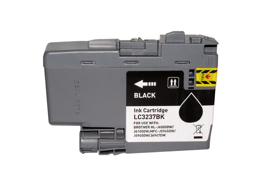 Tinteiro Compatível de Tinta Pigmentada Brother LC3237 Preto - LC3237BK
