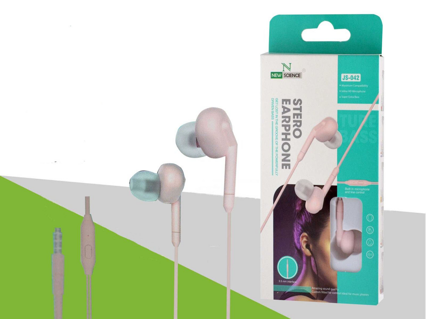 Auriculares Rosa New Science