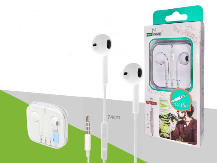 Auriculares Branco iphone New Science