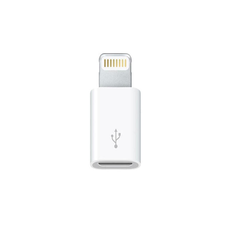 3GO Adaptador Micro-Usb Lightning Branco