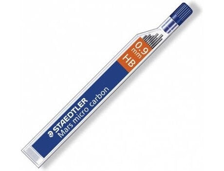 Minas para Lapiseira 0.9mm STAEDTLER Mars Micro Carbon HB