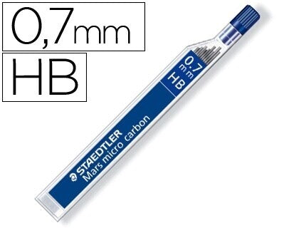 Minas para lapiseira 0.7mm STAEDTLER Mars Micro Carbon HB