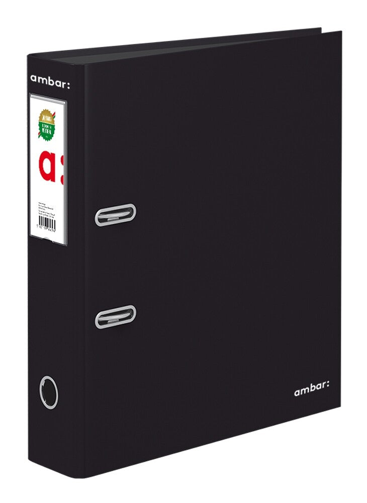 Pasta arquivo A4 Ambar lisa L80 preto