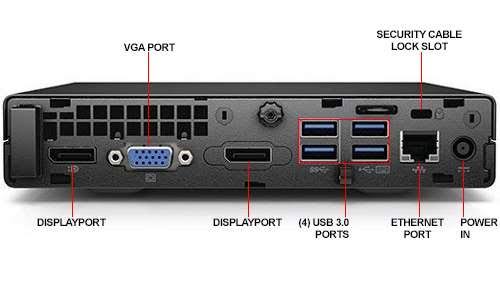 Computador Desktop Recondicionado Hp Prodesk 600 G2 Mini I5-6500t 8gb 250gb Ssd Grade A W10 PRO