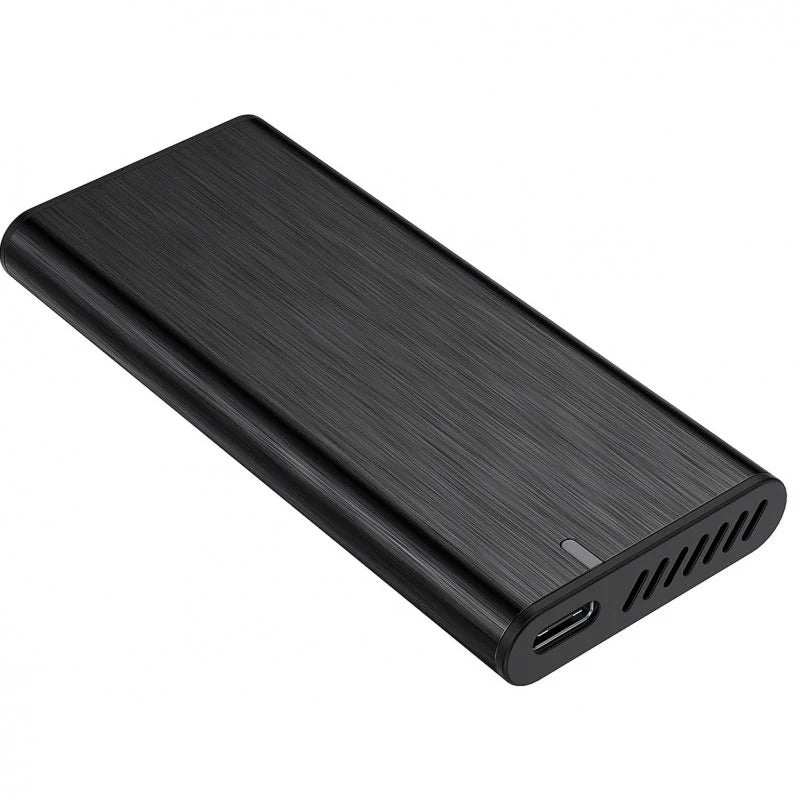 Aisens Caixa Externa para Disco Rígido SSD M.2 NVMe USB-C Cinzenta