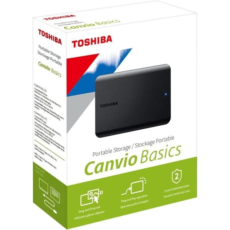 Disco Rígido Toshiba Canvio Basics 2022 2.5" 4TB USB 3.2