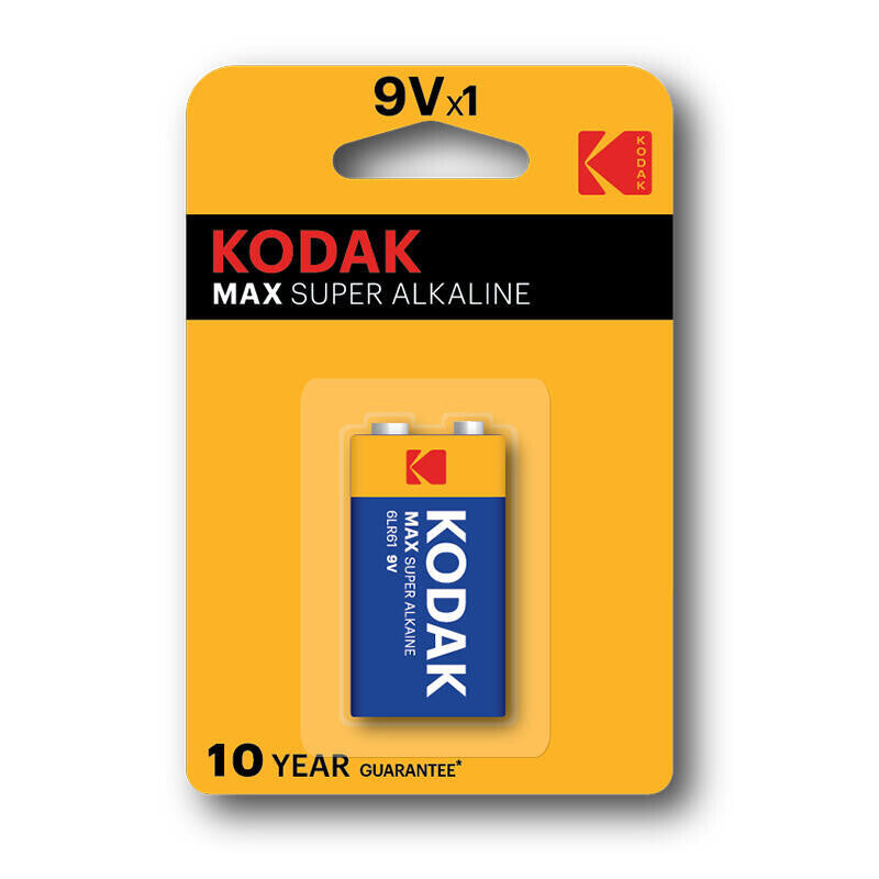 Pilha Kodak Alcalina 9v lr61 Blister