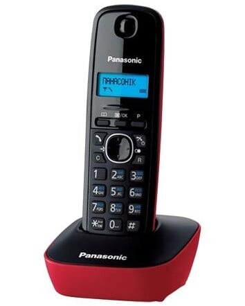 Telefone sem fios Panasonic Dect KX-TG1611 Vermelho