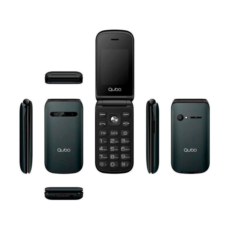 Telemóvel Qubo X-209 Preto / 2.4" / Dual Sim / Sos