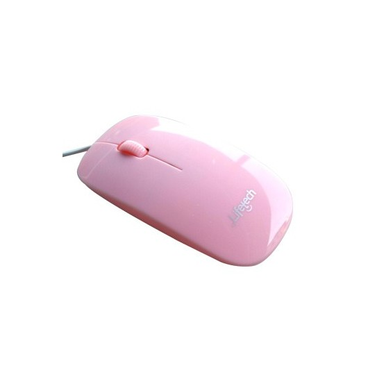 Rato USB Lifetech Rosa