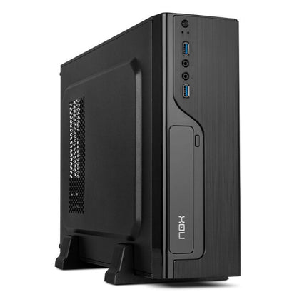 Caixa NOX Lite 070 Slim Preta (MicroATX) C. Fonte 500W