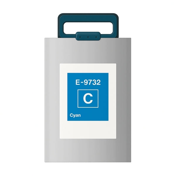 Tinteiro Compatível de Tinta Pigmentada Epson T9732 Ciano - C13T973200