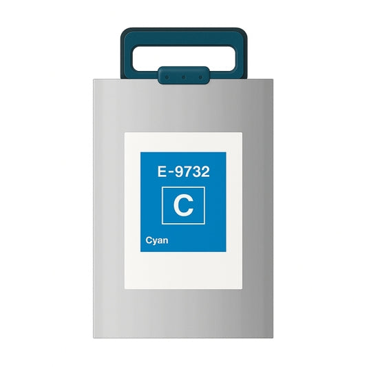 Tinteiro Compatível de Tinta Pigmentada Epson T9732 Ciano - C13T973200