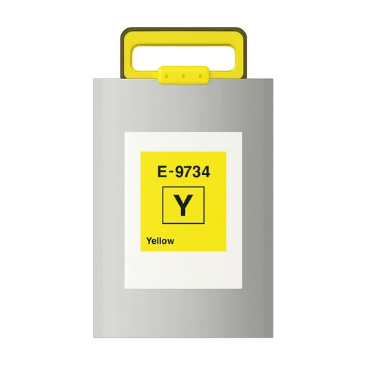Tinteiro Compatível de Tinta Pigmentada Epson T9734 Amarelo - C13T973400