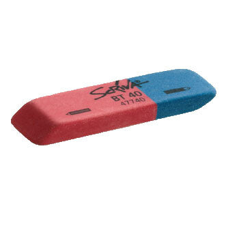 Borracha Mista Azul/Vermelho 58x19x8 Scriva 1un