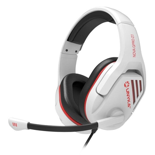 Auscultadores Unykach Gaming Nova Gpro White 2.1